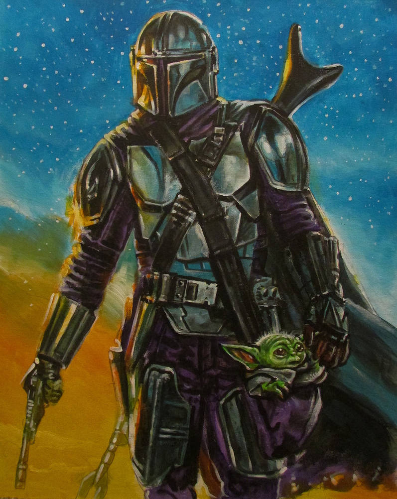 THE MANDALORIAN AND GROGU A1 By Legrande62 On DeviantArt the-mandalorian-and-grogu-a1-by-legrande62-on-deviantart
