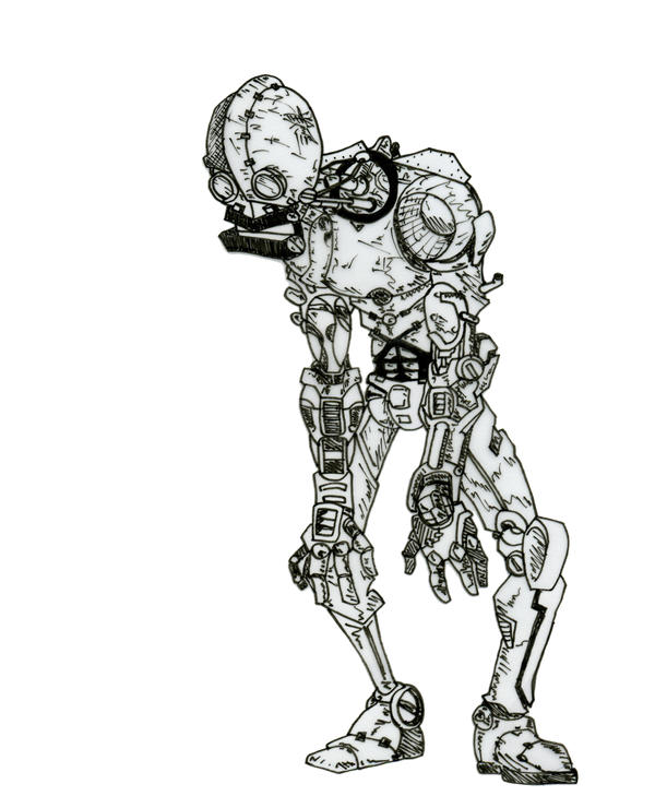 Broken Robot By Glitched9700 On DeviantArt