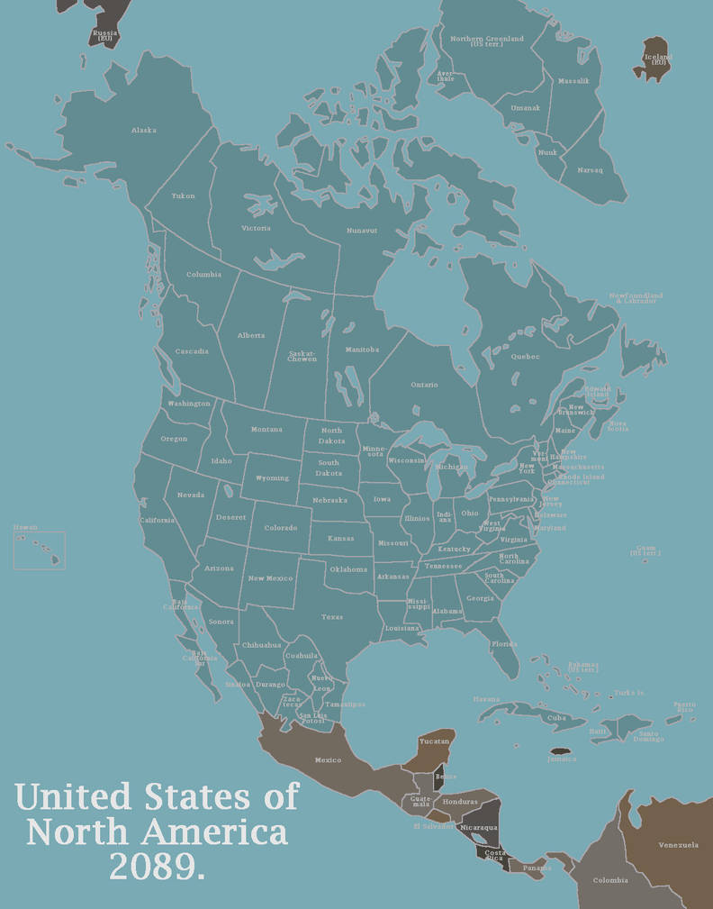 United States of North America 2089 by KantiaCartography on DeviantArt