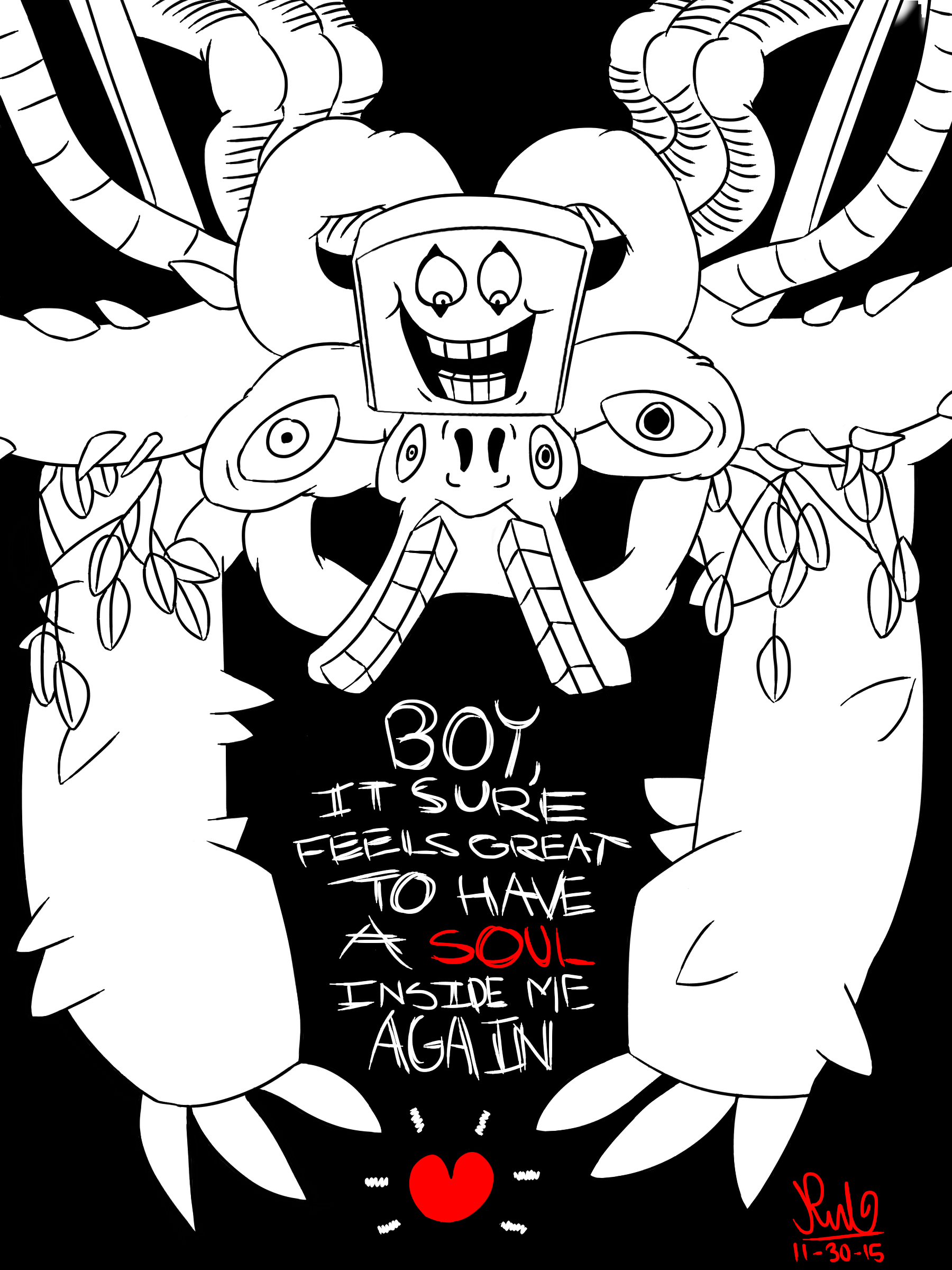 Photoshop Flowey (art by me) : r/Undertale