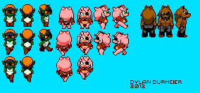 Overworld sprites