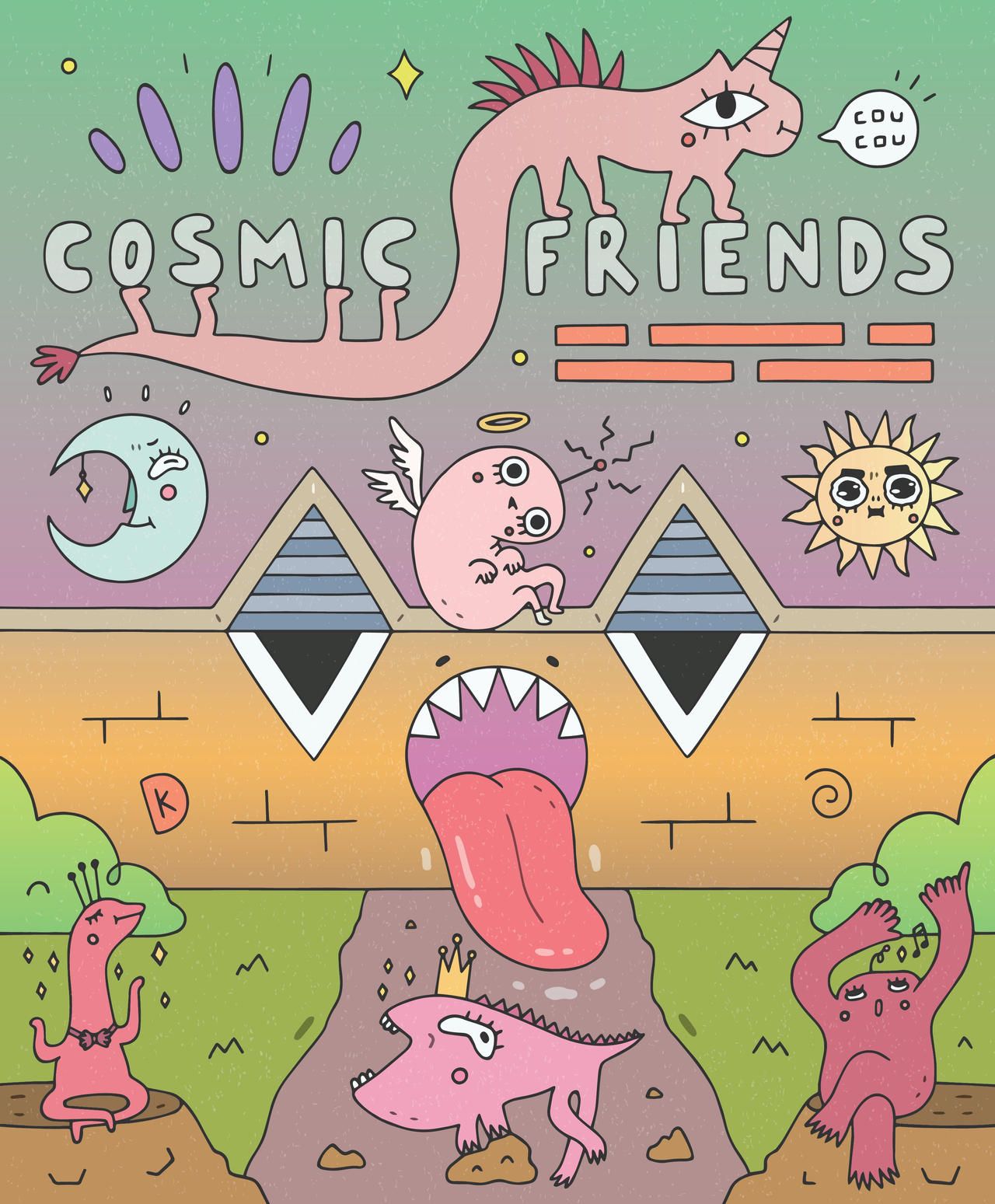 Cosmic Friendship Cosmic Friends by DevilishKids on DeviantArt