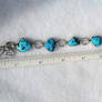 Sleeping-beauty-turquoise link bracelet.