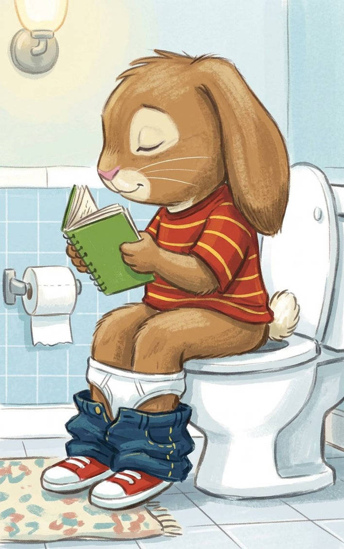 Toilet Simon Rabbit Rabbit Potty by otisfox30 on DeviantArt