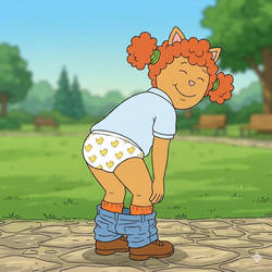 Sue Ellen Pull Down Her Pants
