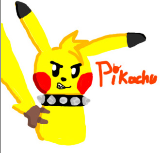 Chibi Pikachu Devil