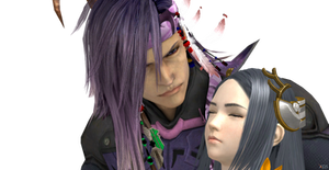 Caius and Yeul resemble Cloud and Tifa in FFVII AC