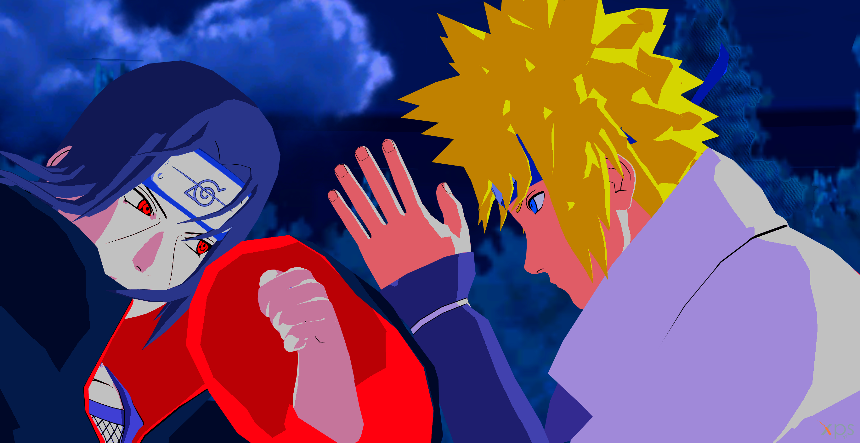 Itachi Vs Minato By Hatredboy On Deviantart