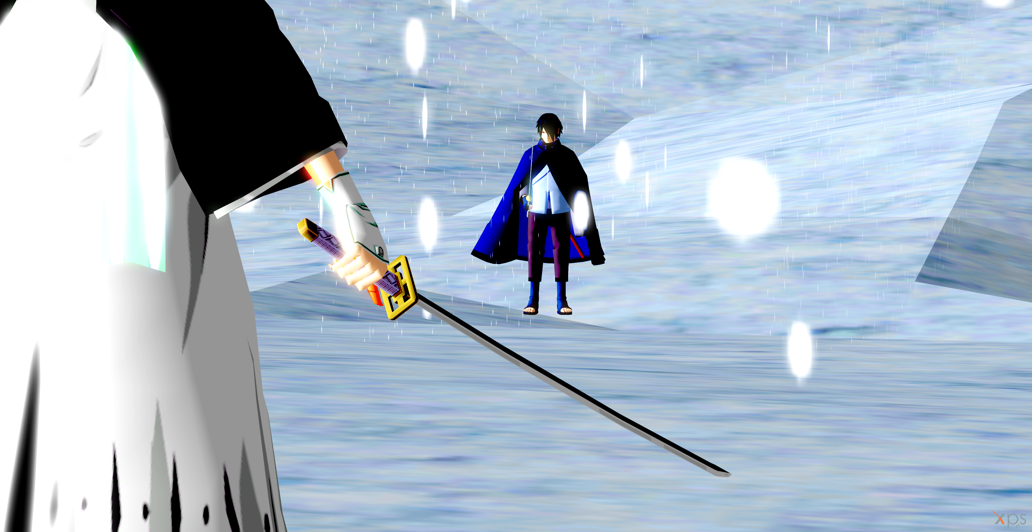 Naruto Vs Bleach!!!!! Sasuke vs Byakuya Round 5