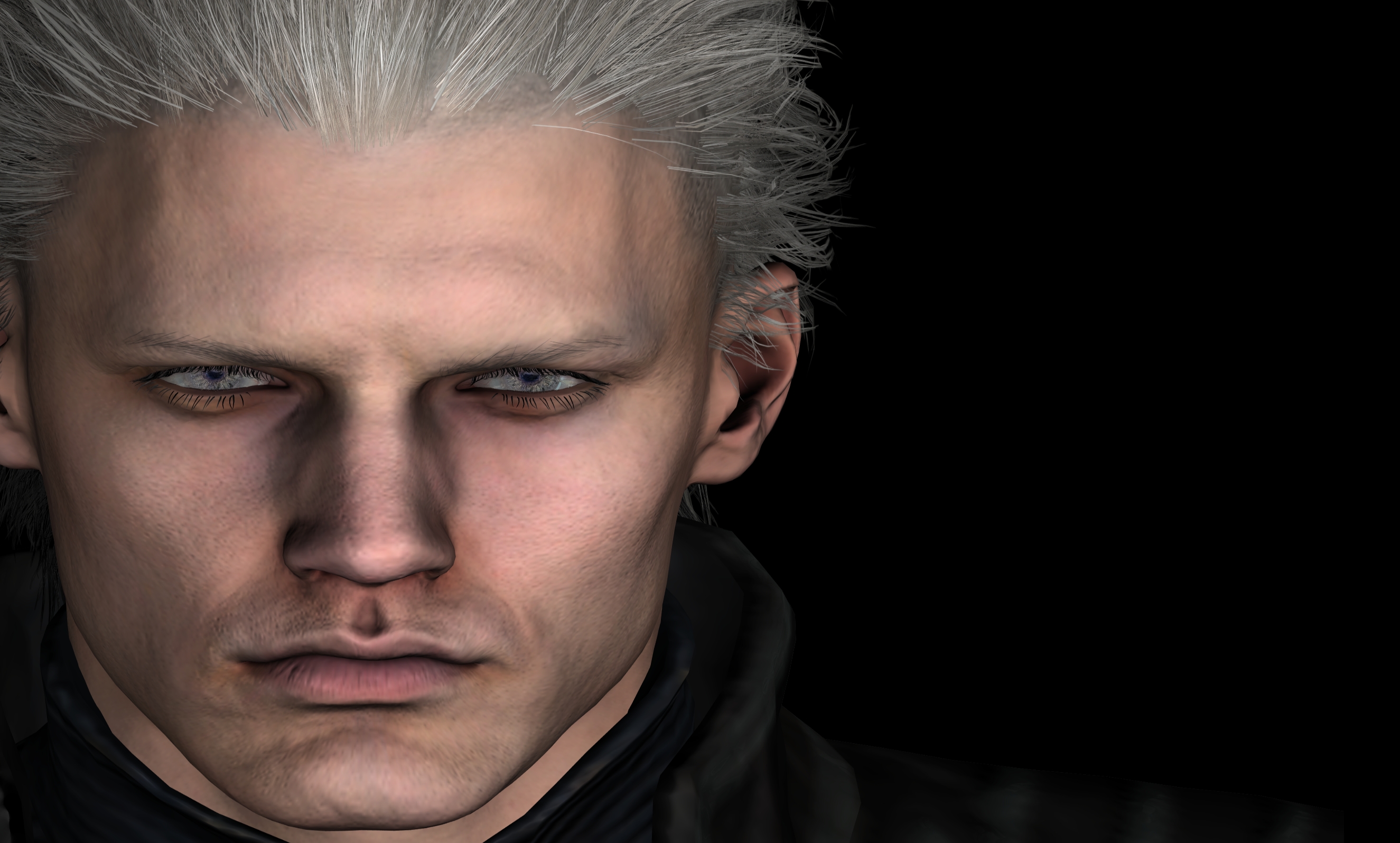 portrait of a beautiful rendition of vergil, devil may