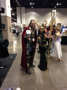 Thor and Lady Loki