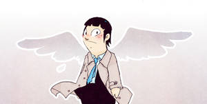 Castiel Gene with icy stare