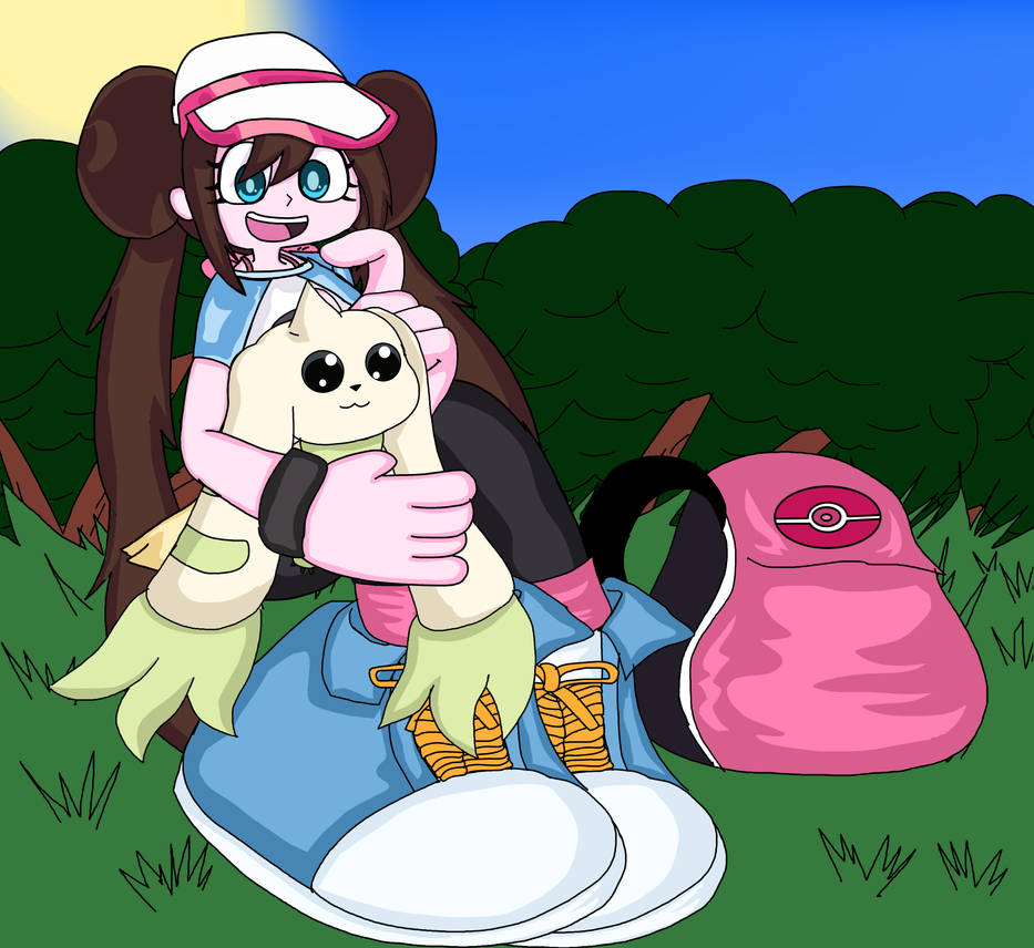 Digimon Rata Rosa Digimon X Pokemon: Rosa meets Terriermon by The-James-Show on DeviantArt