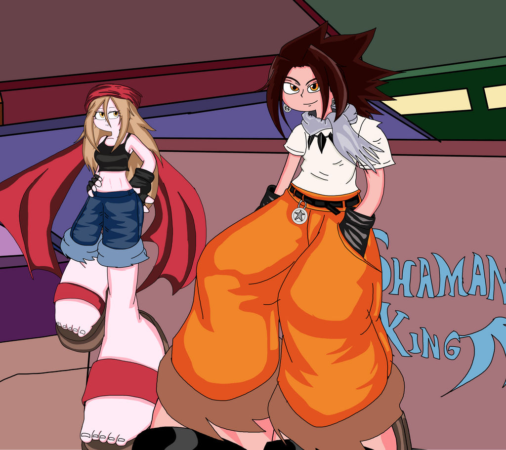 Shaman King Super Star Yoh X Anna By The James Show On Deviantart Shaman King Super Star Yoh X Anna By The James Show On Deviantart