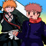 Ichigo and Itadori (Bleach X JJK)