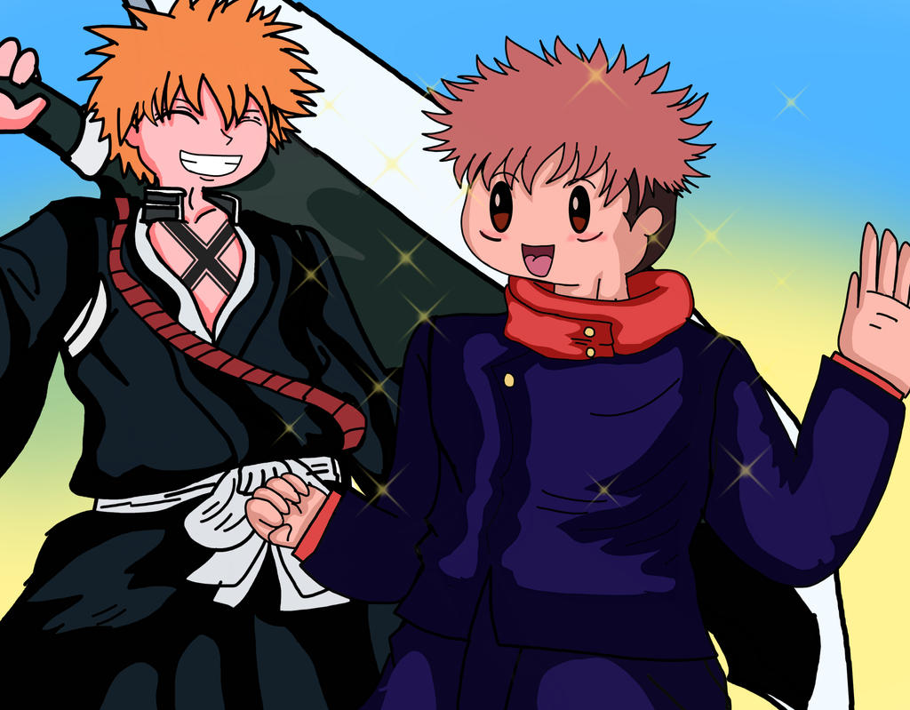 Ichigo and Itadori (Bleach X JJK) by The-James-Show on DeviantArt