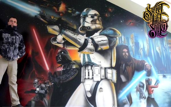 Star Wars Mural