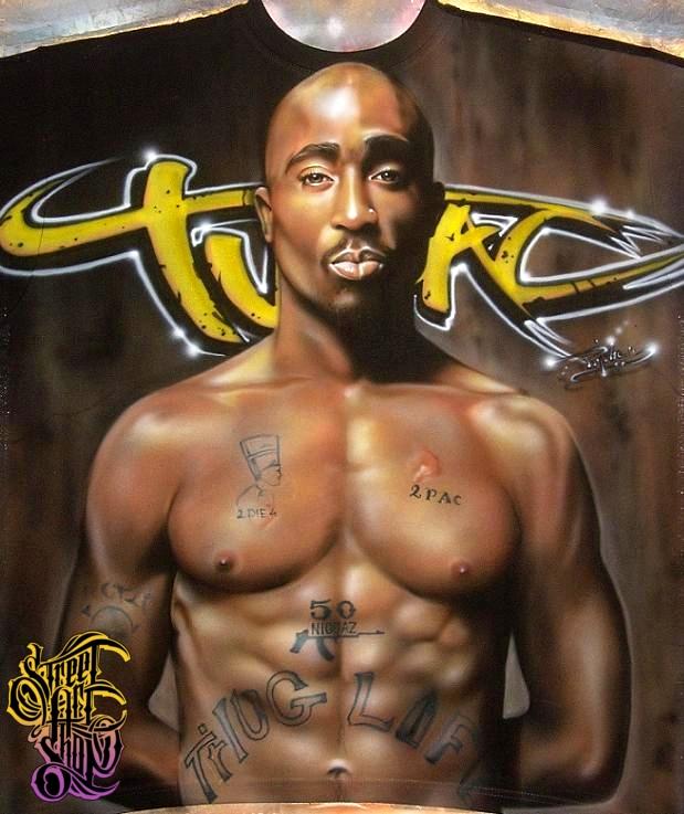 2Pac Airbrush T-Shirt