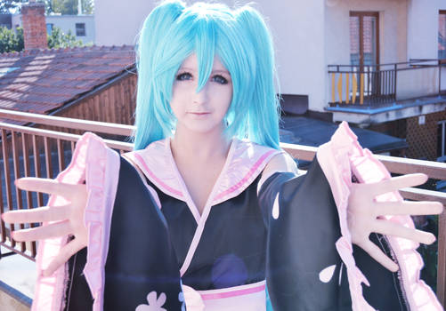 Cosplay Hatsune Miku- Kimono ver