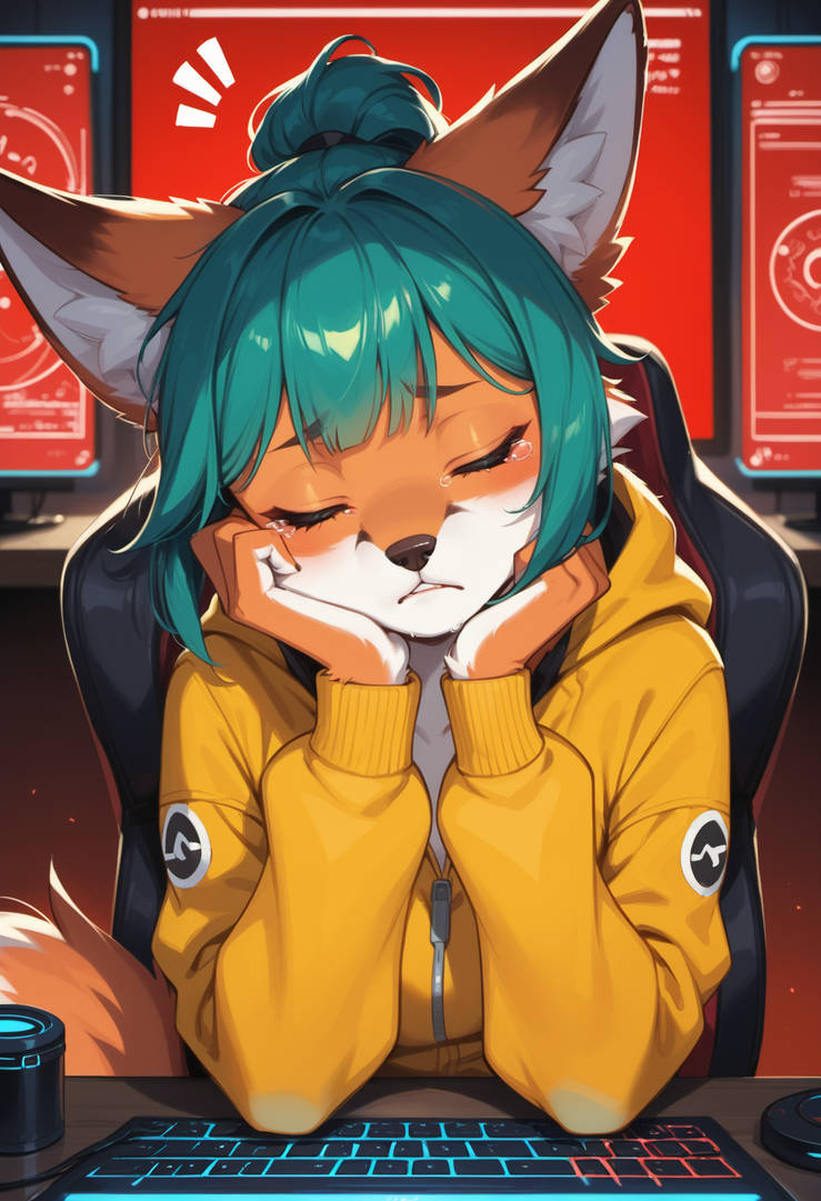 Fox Computer Fox: Computer Geek by Deus-Ir on DeviantArt