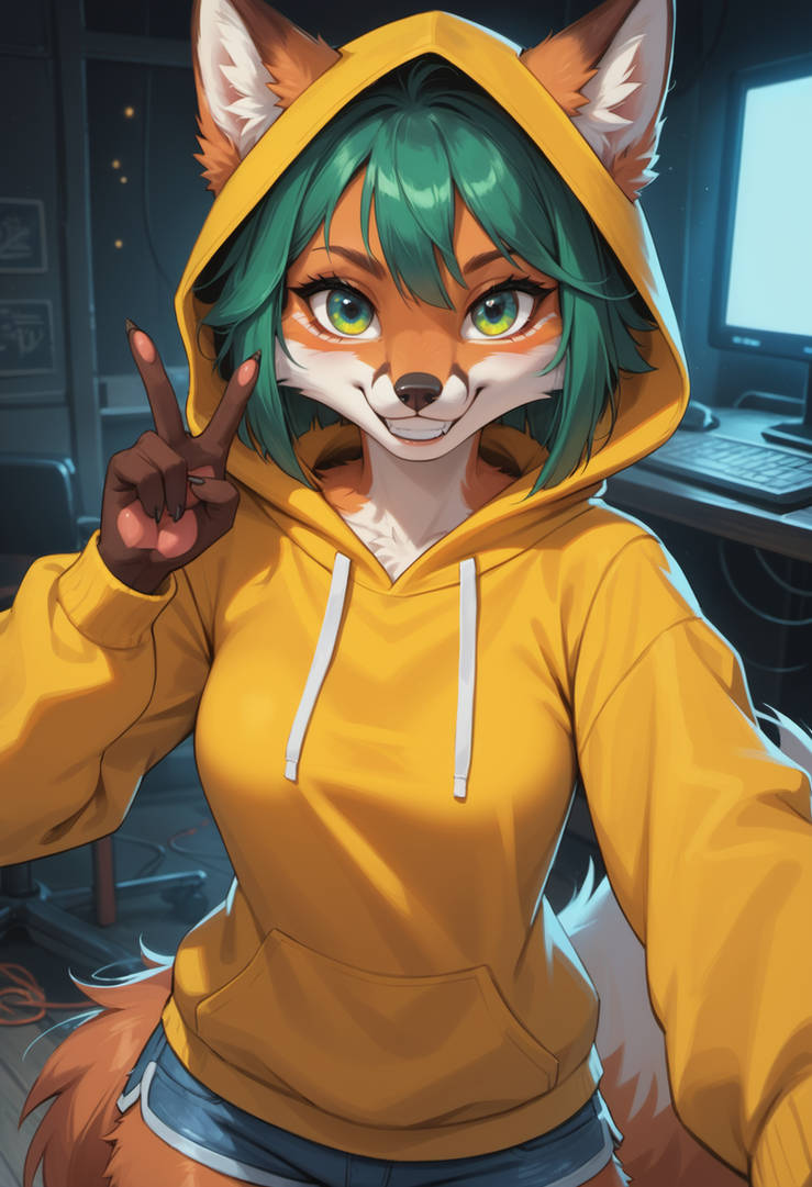 Deviantart Computer Generated Fox: Computer Geek by Deus-Ir on DeviantArt