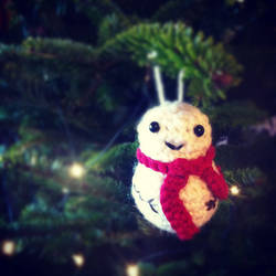 Little Crocheted Snowman