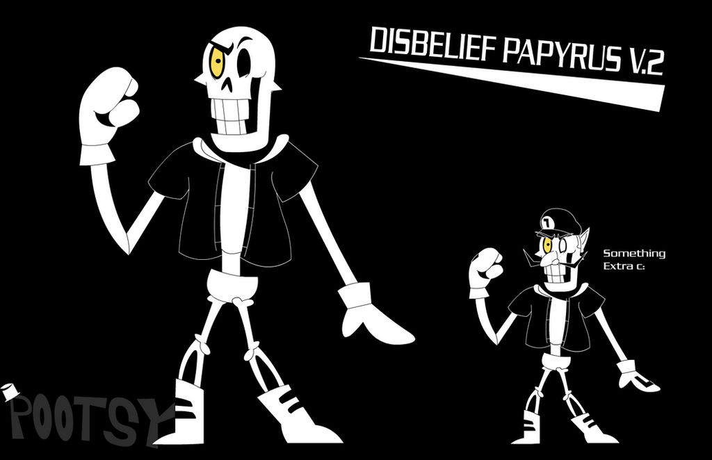 Distressed Papyrus Disbelief Papyrus By ~ PootStablook by PootStablook on DeviantArt