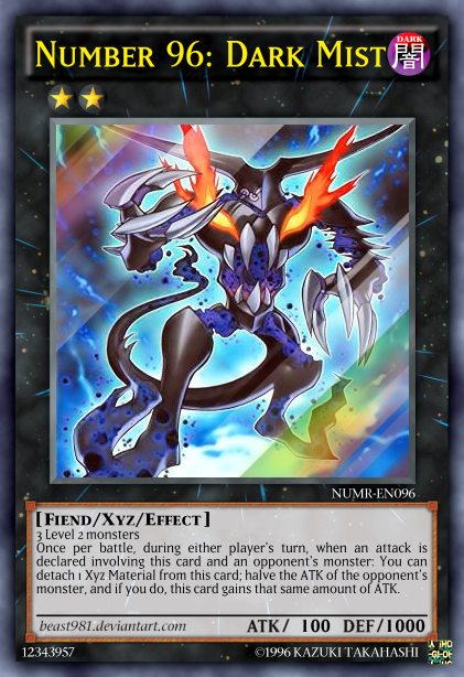 yugioh card number 96 Yu-Gi-Oh! - 96: Dark Mist (ORCS-EN043) - Order of Chaos - 1st Edition trading and collectible card game (TCG/CCG) Yu-Gi-Oh! Bandai Card No.96 |
