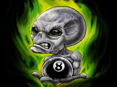 Alien eight by dpoairbrush on DeviantArt