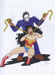 Michael Myers vs Wonder woman