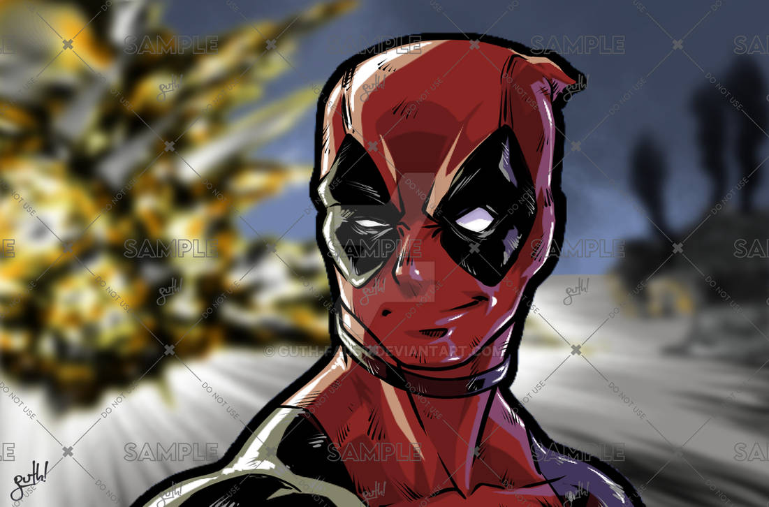 Deadpool Explosion by guth-faust on DeviantArt