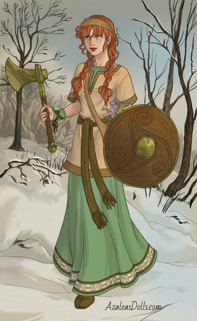 Viking fashion, still working on it by AzaleasDolls on DeviantArt in  2023