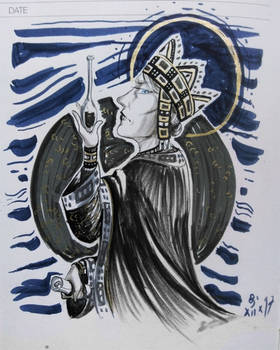 Inktober Day 12: Zoe Purpleborn of Byzantium