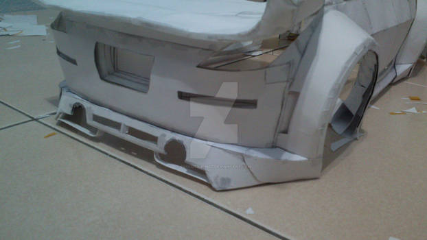 350z Veilside Rear View (papercraft)