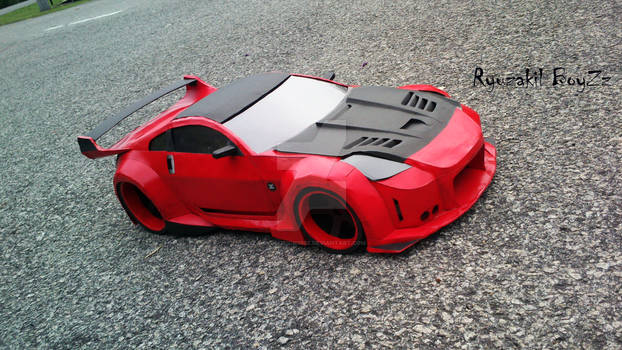 NISSAN 350Z VEILSIDE (papercraft)