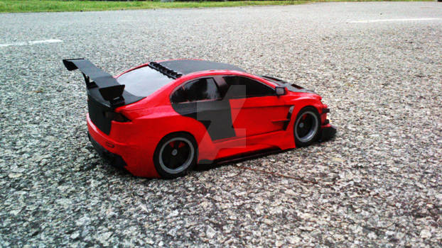 Evo X PaperCraft Car