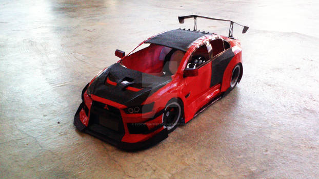 Mitsubishi Evolution X PaperCraft Car