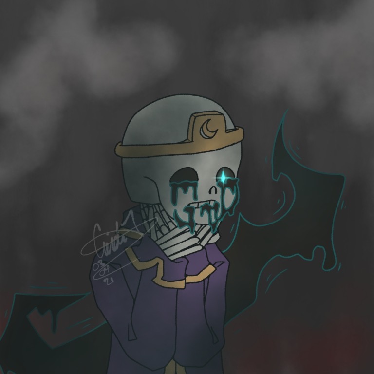 Nightmare Sans Fanart by Grave-of-Roseus on DeviantArt