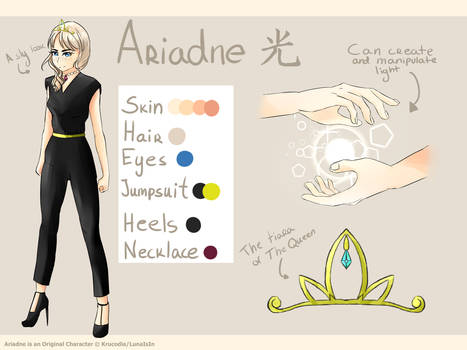 Ariadne reference sheet