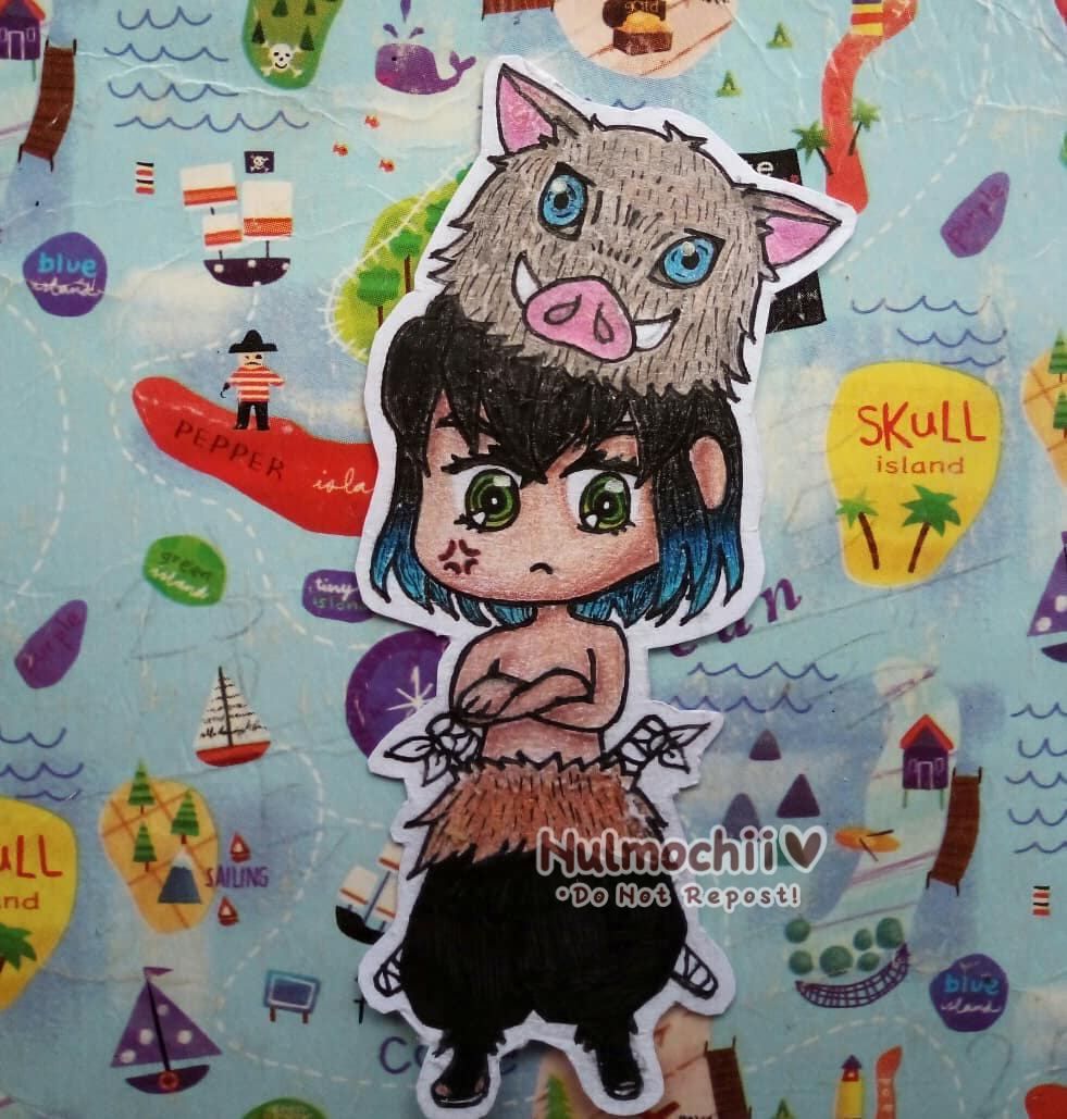 Inosuke Hashibira - Chibi by Nulmochii on DeviantArt