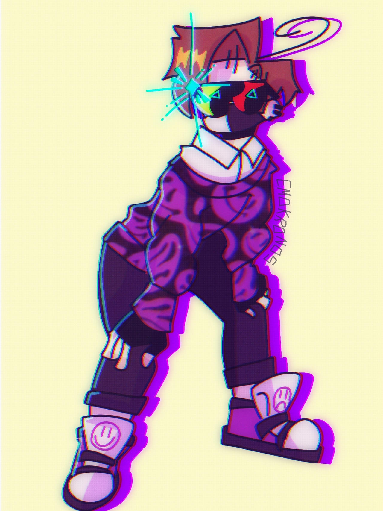Quirked up white boy by emokronos on DeviantArt