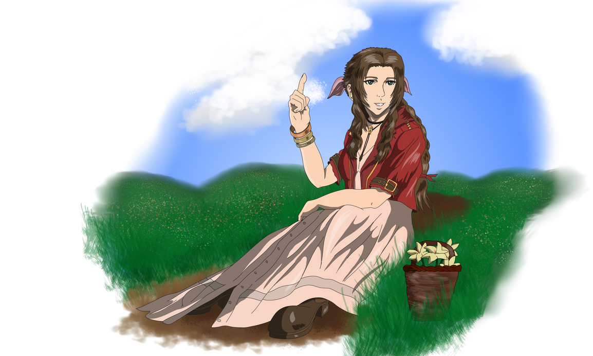 Aerith by cslagle on DeviantArt