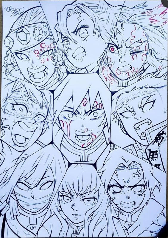 Hashiras Colur In ALL HASHIRAS |DEMON SLAYER| by Yashroy1 on DeviantArt