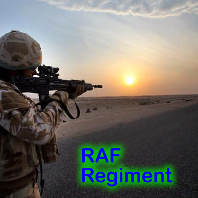 RAF Regiment Sunset