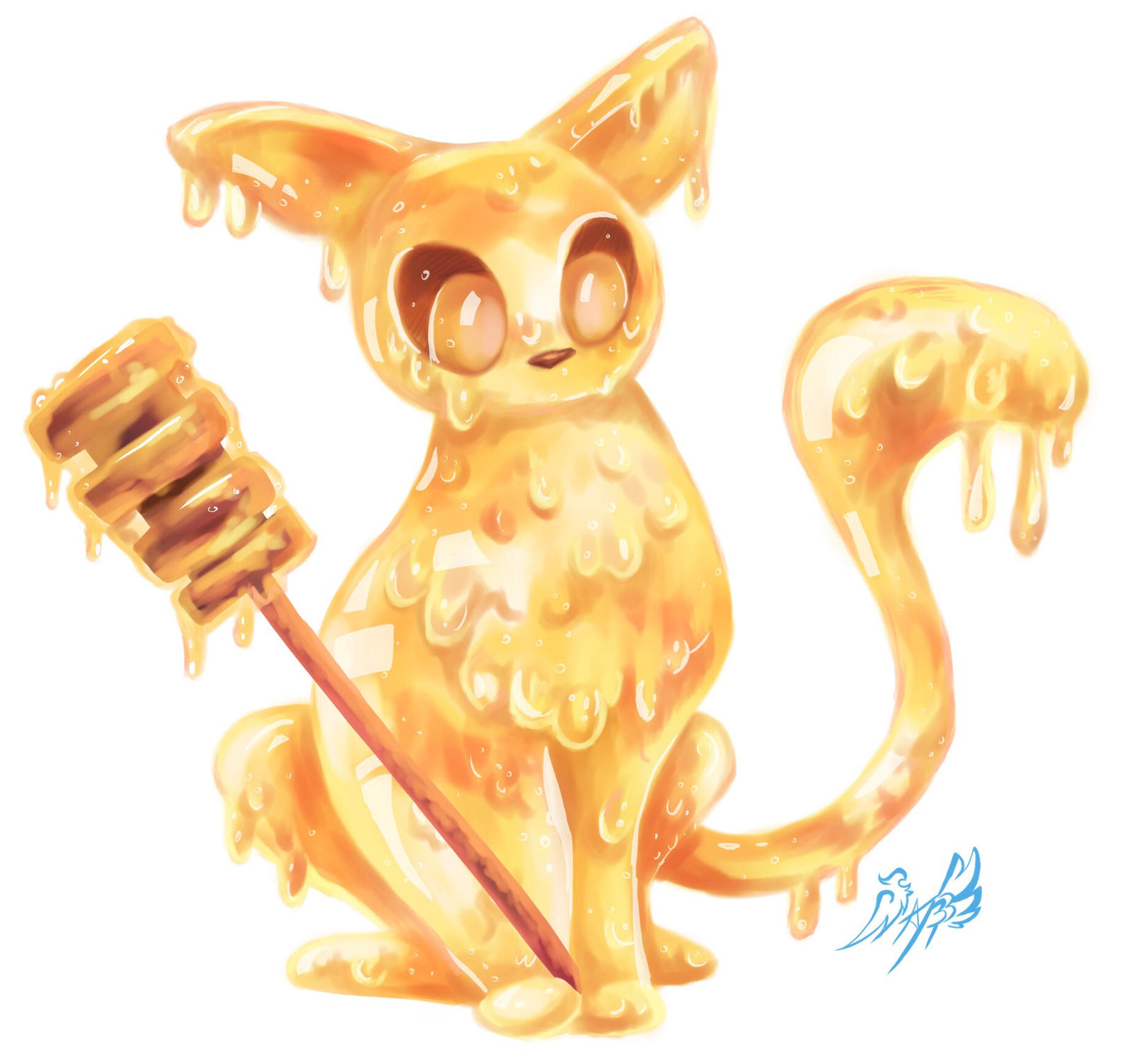 Honey cat by AlexBlueBird on DeviantArt