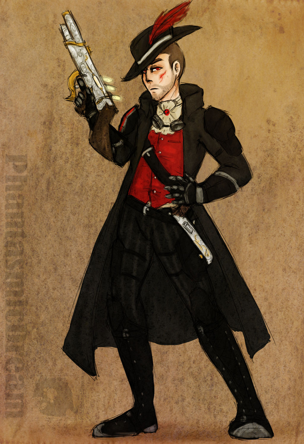 Steampunk Male Shepard