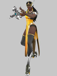 Technomancer Symmetra with Normal left arm