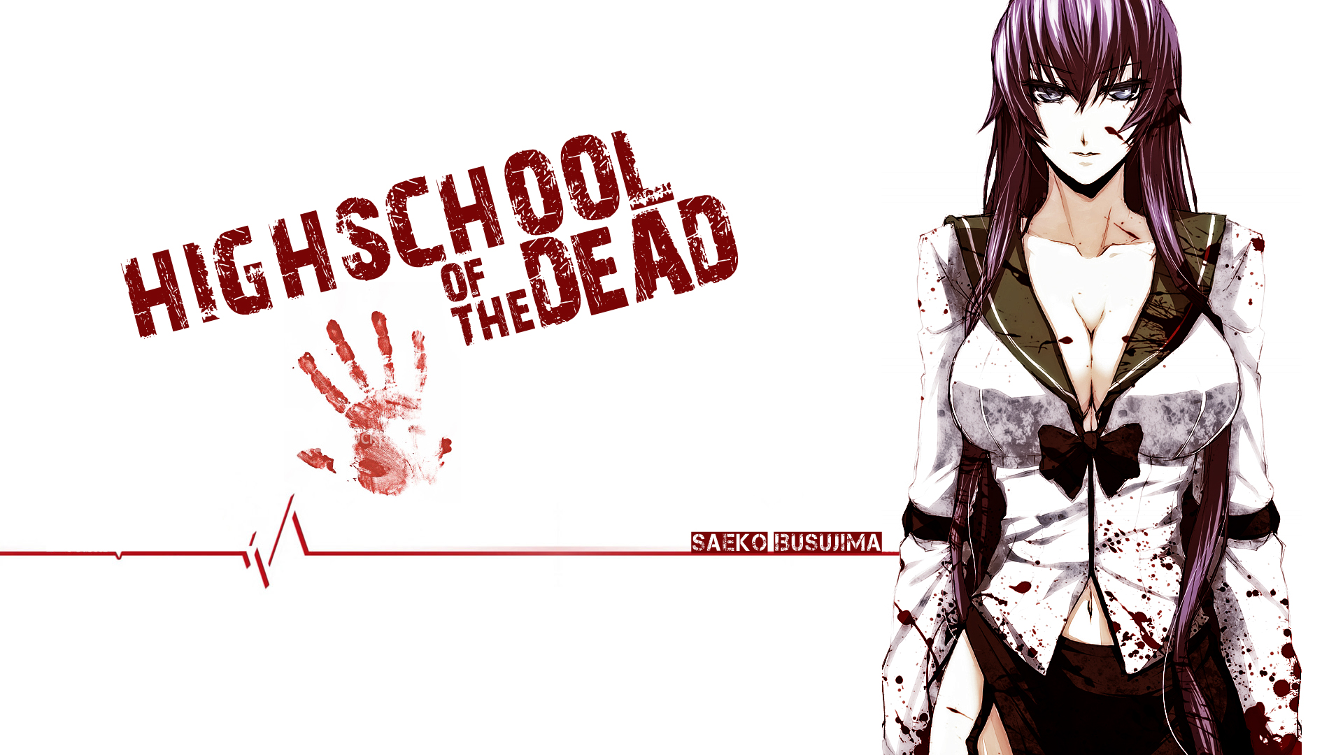 High School Of The Dead Sexy Girls Anime Poster