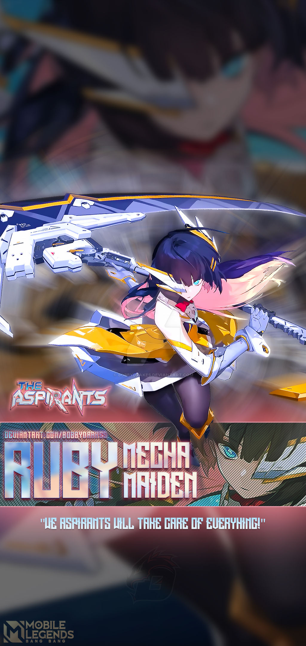 Ruby Mecha Ruby Mecha Maiden TheAspirants Mobile MLBB by bobbydrakes on DeviantArt