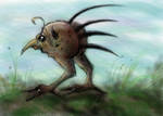 Buttock Bird by Lanedeluna